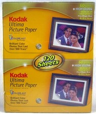SEALED KODAK Photo Paper 120 Sheets HIGH GLOSS 4x6 Pictures 138 0468
