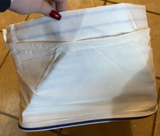 DOKEHOM XL Storage Baskets -19" D x 15" H - White grey/ Toy, Baby, Laundry