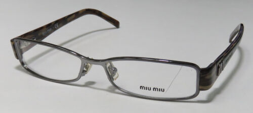 MIU MIU 51X LOGO MU51XV Rectangle Metal Eyeglasses Optical  display picture 3
