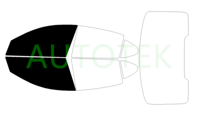 PreCut Film Front Two Door Windows Any Tint Shade % For Toyota Rav4 2013-2018 - Foto 4