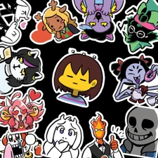 Undertale Stickers - Birthday Party Favors - Deltarune Stickers