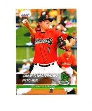 James Marinan 2019 Dayton Dragons team set card Boynton Beach FL