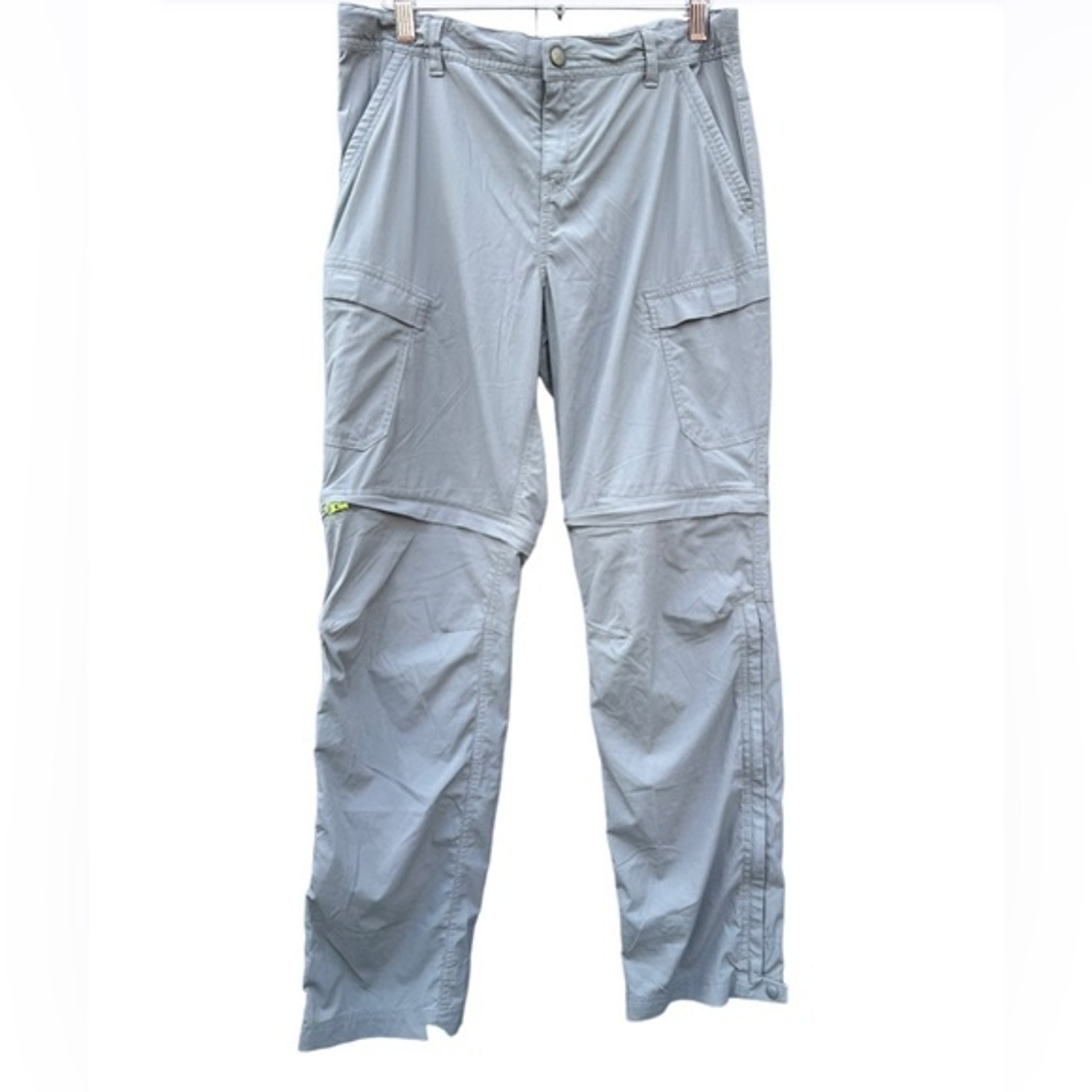 REI Utility Cargo Convertible Trail Pants Grey Size S… Gem