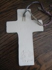 NEW NUSERY BABY CERAMIC CROSS BY TWO PEAS — photo 3