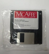 McAfee Emergency Boot Diskette  Version 4.0 Sealed