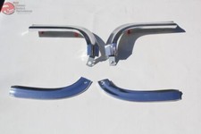 1963 Chevy Impala Front Fender Head Light Lamp Upper Lower Eyebrow Moldings New