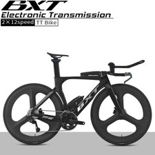 BXT Carbon Time Trial Bike L-TWOO Electronic Shifting 2x12s Carbon TT Bike