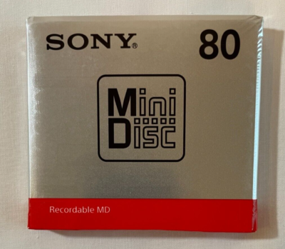 1pc Sony MD Minidisc 80 Minutes Recordable Blank Media Mini Disc