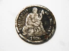 1876-CC VG/G Silver Seated Liberty Dime, Nice Lower Priced Coin for a collection