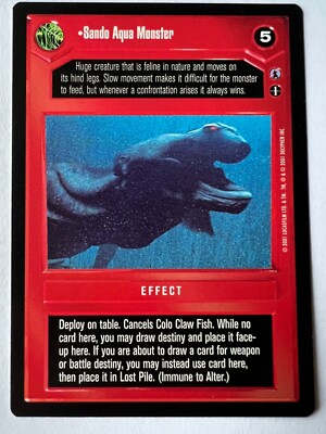 Star Wars CCG Sando Aqua Monster Reflections 3 III