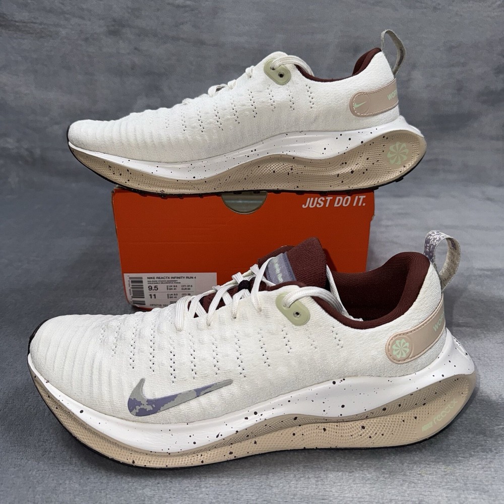 Nike ReactX Infinity Run 4 Men's Size 9.5 Running Shoes Damaged Box New HF5710-101
