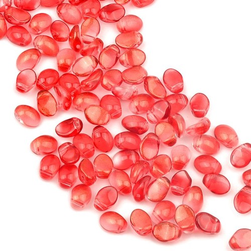 Small Crescent Shape Bead Lampwork Czech Glass Beads DIY Earrings Jewelry 6x8mm - Picture 35 of 51