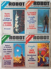 30) ROBOT Antologia di fantascienza lotto n. 2-3-4-5  ed. Armenia - ottimo++