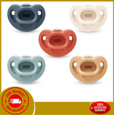 NUK Comfy Orthodontic Pacifiers, 0-6 Months, 5 Count, Timeless Collection