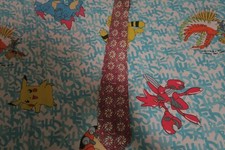 Polo Ralph Lauren Silk Floral Tie Swirl Hawaii Hand Made in USA Red Green Beige