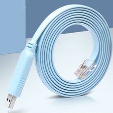 New USB Cisco Console Cable FTDI to RJ45 Cable for Routers Switches Serves 1.8m