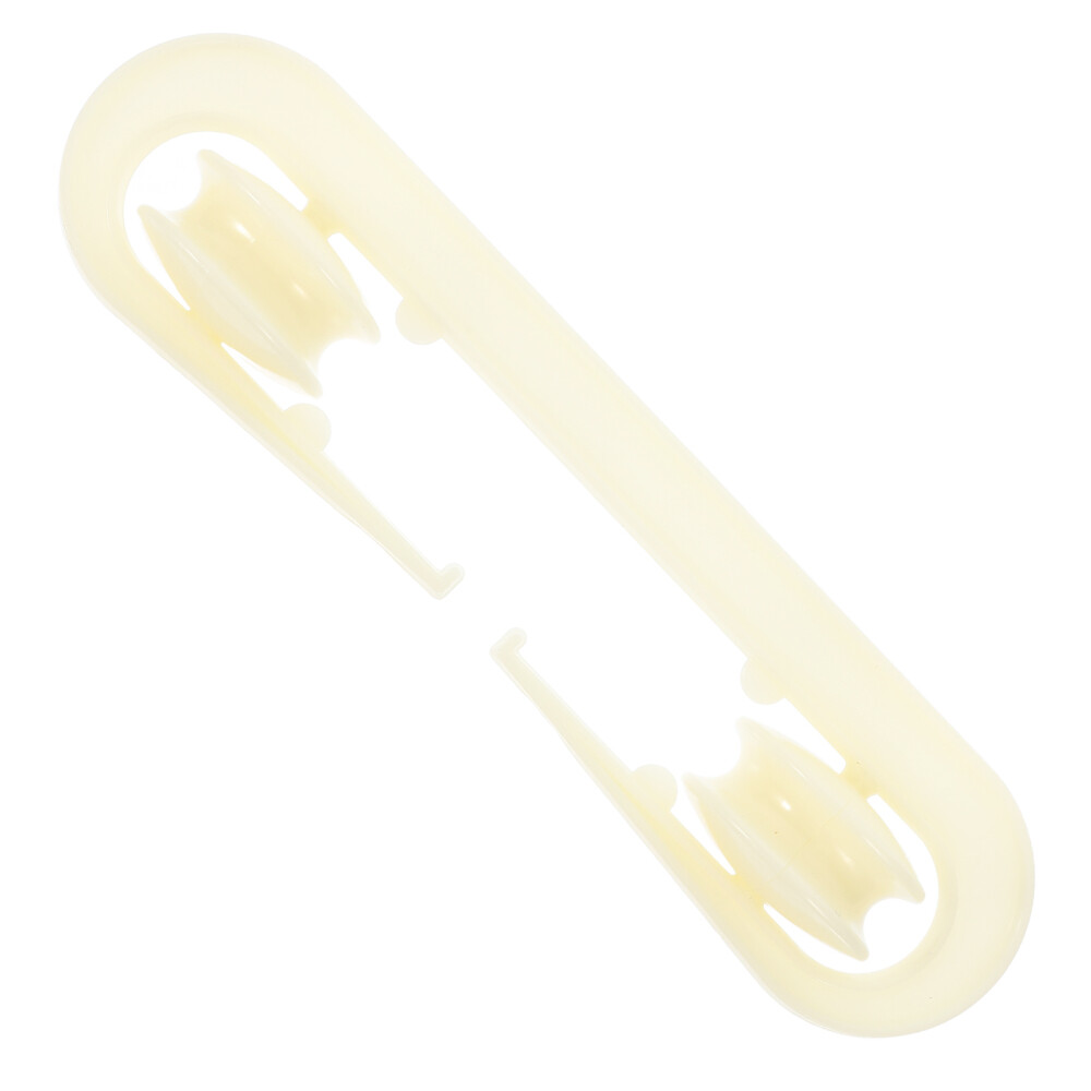 HJGarden 2PCS Rope Wire Rope Separation Plastic Pulley, Pulley Clothesline