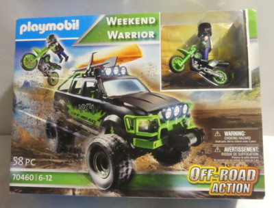 Playmobil  70460 Weekend Warrior Off-Road Action Truck Cross Motorrad  Neu