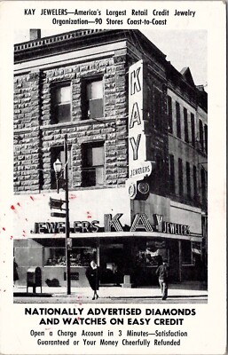 Kay Jewelers Fifth Monroe Springfield, Illinois Advertising  Postcard