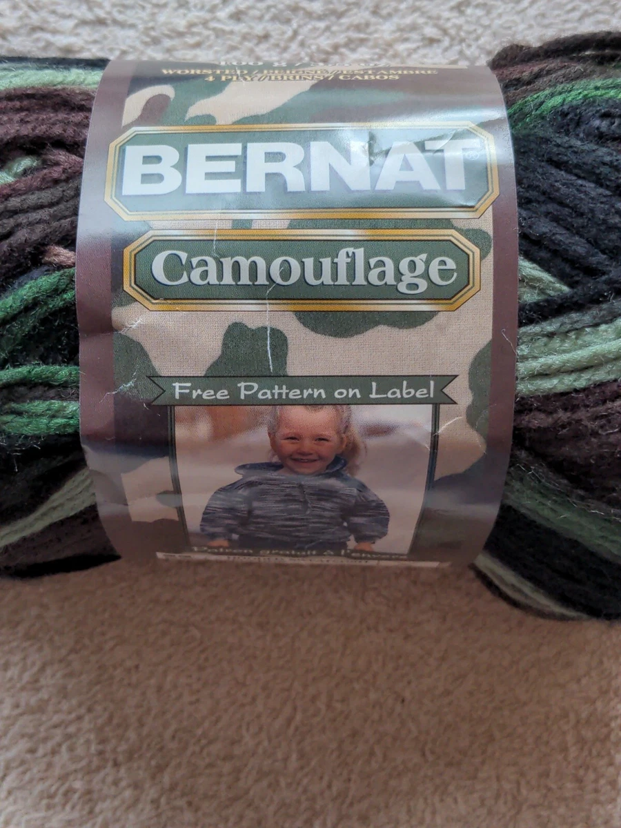 Bernat Camouflage Yarn. Renegade. 3.5 oz eBay