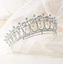 Rhinestone  Faux Pearl Decor Bridal Headband