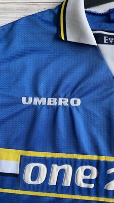 Everton 1997 - 1999 Home football shirt jersey Umbro size L | eBay