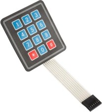 Image of 3x4 Matrix Membrane Keypad - WPI300