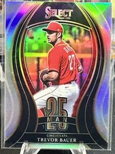 2021 Panini Select Trevor Bauer 25-Man Holo Prizm Cincinnati Reds
