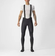 CYCLING BIBTIGHT: CASTELLI SORPASSO RoS BIBTIGHT BLACK / RED