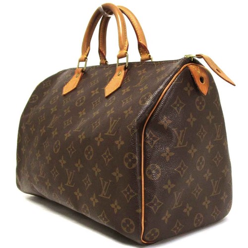 Louis Vuitton Boston Bag M41524 Monogram Speedy 35 Brown Used Grade: A - Picture 2 of 5