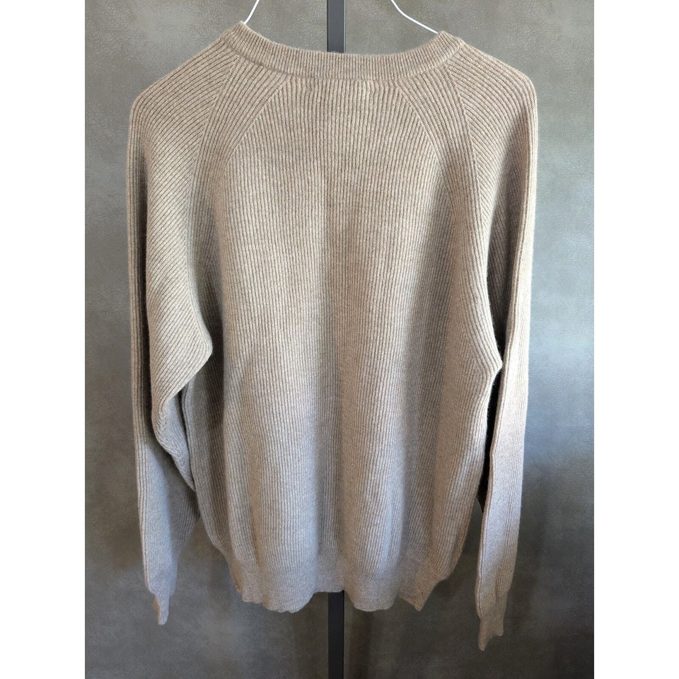 Daniel Cremieux Signature Mend 100 Cashmere Tan Sweater Sz XL eBay