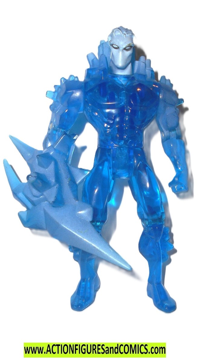 X-men toy biz 1996 ICEMAN mutant armor 1995 marvel universe toybiz