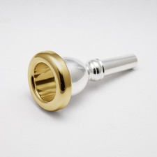 Genuine Bach 24K Gold Rim  Cup Tuba/Sousaphone Mouthpiece, 7 NEW Ships Fast 