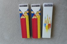 VINTAGE BEROL VERITHIN & COLOURCRAFT COLOUR PENCILS 36 PENCILS 3 BOXES