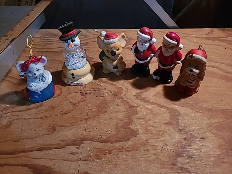 Christmas Ornaments Lot Of 6