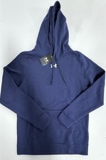 UNDER ARMOUR ' MENS ' HUSTLE FLEECE HOODIE ' NAVY ' SIZE SMALL