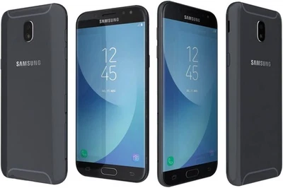 Samsung Galaxy J5 2017 Smartphone Unlocked 5.2" 16GB 4G Black Android - Cracked