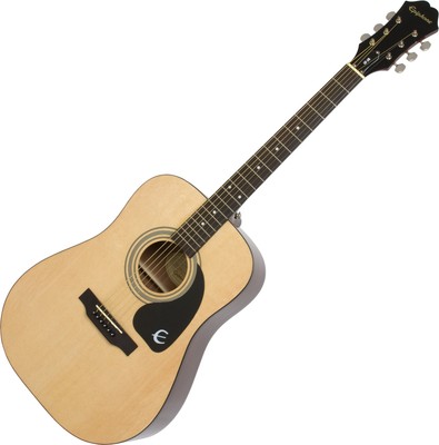 Traumhafte Akustikgitarre von Epiphone mit Fichtendecke für Einsteiger in Natur