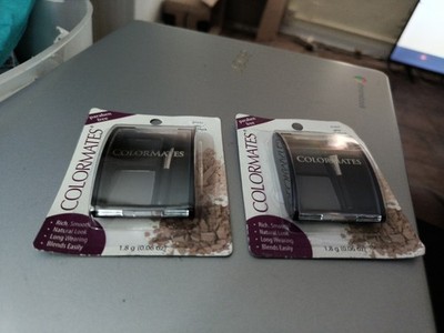 ***2-Colormates Eyebrow Powder, Grey/Soft Black 61631, 0.06 oz