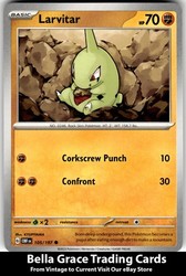Larvitar 105/197 Obsidian Flames Common