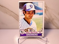 Paul Molitor Milwaukee Brewers 2nd Year Rookie 1979 Topps Baseball Card #24 RC. rookie card picture