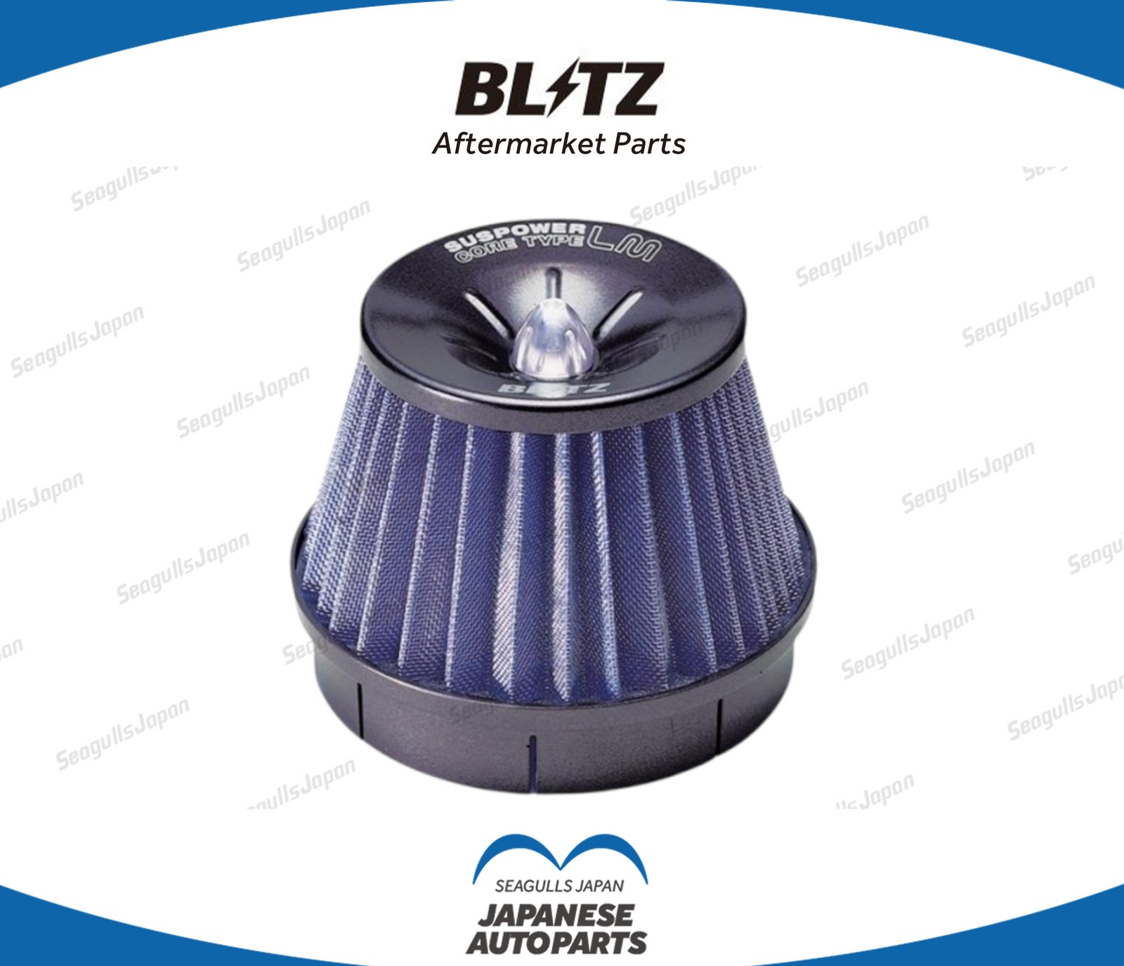 Blitz OEM Genuine 56184 Air Cleaner SUS Core LM L175/185S KF-DET Custom
