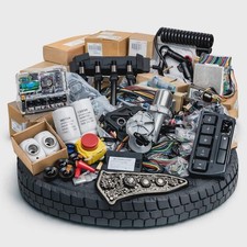 Car and Motorcycle Parts Job Lot Amazon Returns Smal Electronic Assortment 12