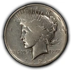 1921 $1 Silver Peace Dollar - High Relief Key Date - SKU-B5498
