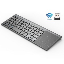 Ultra-Thin Wireless Keyboard with Touchpad for Android Windows Tablet Laptop PC