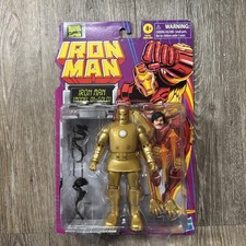Marvel Legends Retro 6  Figure Iron Man Model 01 Gold F9026 NEW IN HAND