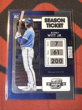 2022 Panini Chronicles Contenders Optic Season Ticket Bobby Witt Jr Rookie RC 🔥