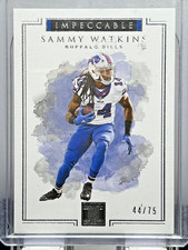 2017 PANINI IMPECCABLE #22 SAMMY WATKINS *BASE CARD #10/75*  BUFFALO BILLS