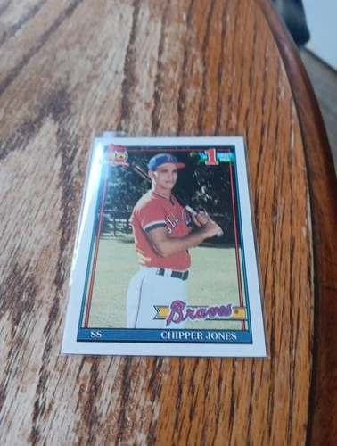 #333 Chipper Jones - Atlanta Braves - 1991 Topps Baseball