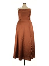 MoriLee by Madeline Gardner Women Brown Cocktail Dress 24 Plus